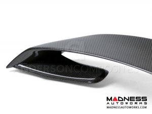 Ford Mustang Rear Spoiler by Anderson Composites - Carbon Fiber - GT350r Style - Type GR